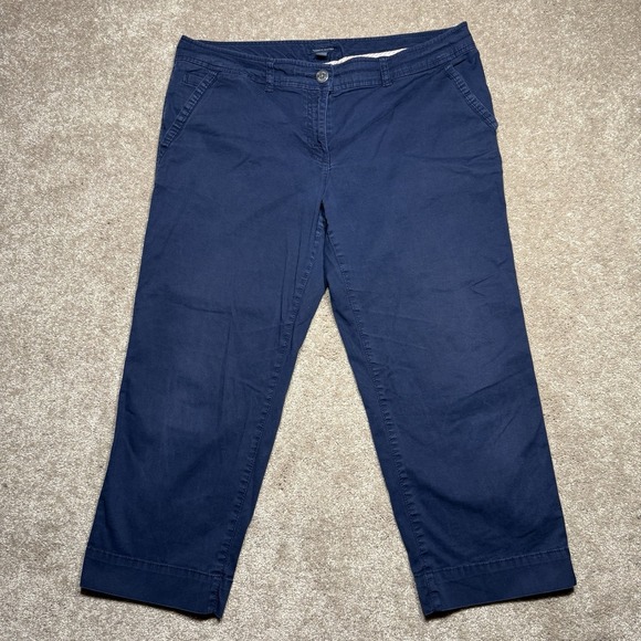 Tommy Hilfiger Pants - Tommy Hilfiger Navy Blue Cropped Pants Women's Size 14